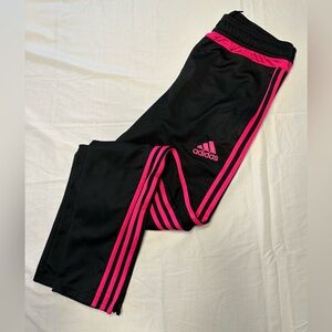 Black & Pink Adidas Soccer pants size Youth XL